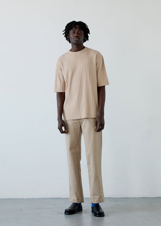 BRUCK SAND BEIGE COTTON PANTS