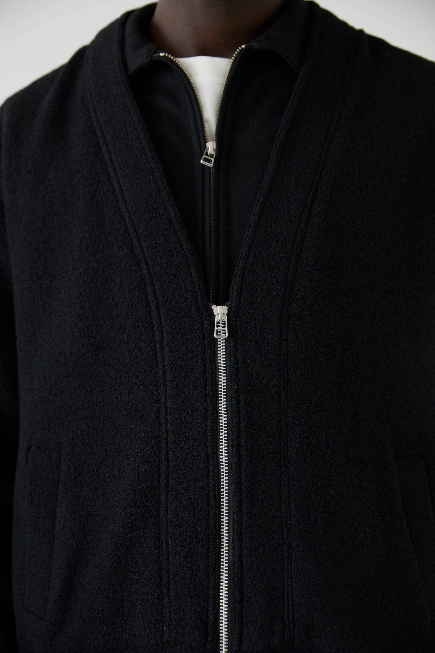 JIN BLACK VIRGIN WOOL JACKET