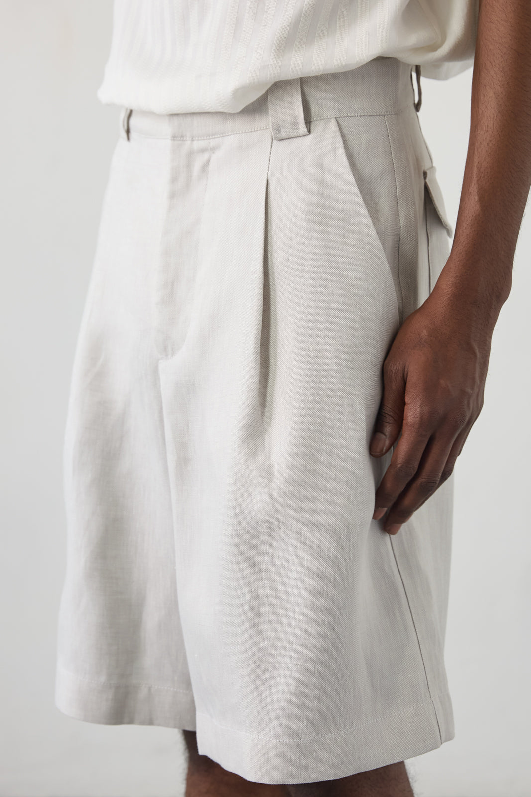 MARTINIQUE LINEN SHORTS