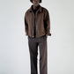 YEN REVERSIBLE BROWN COTTON BOMBER