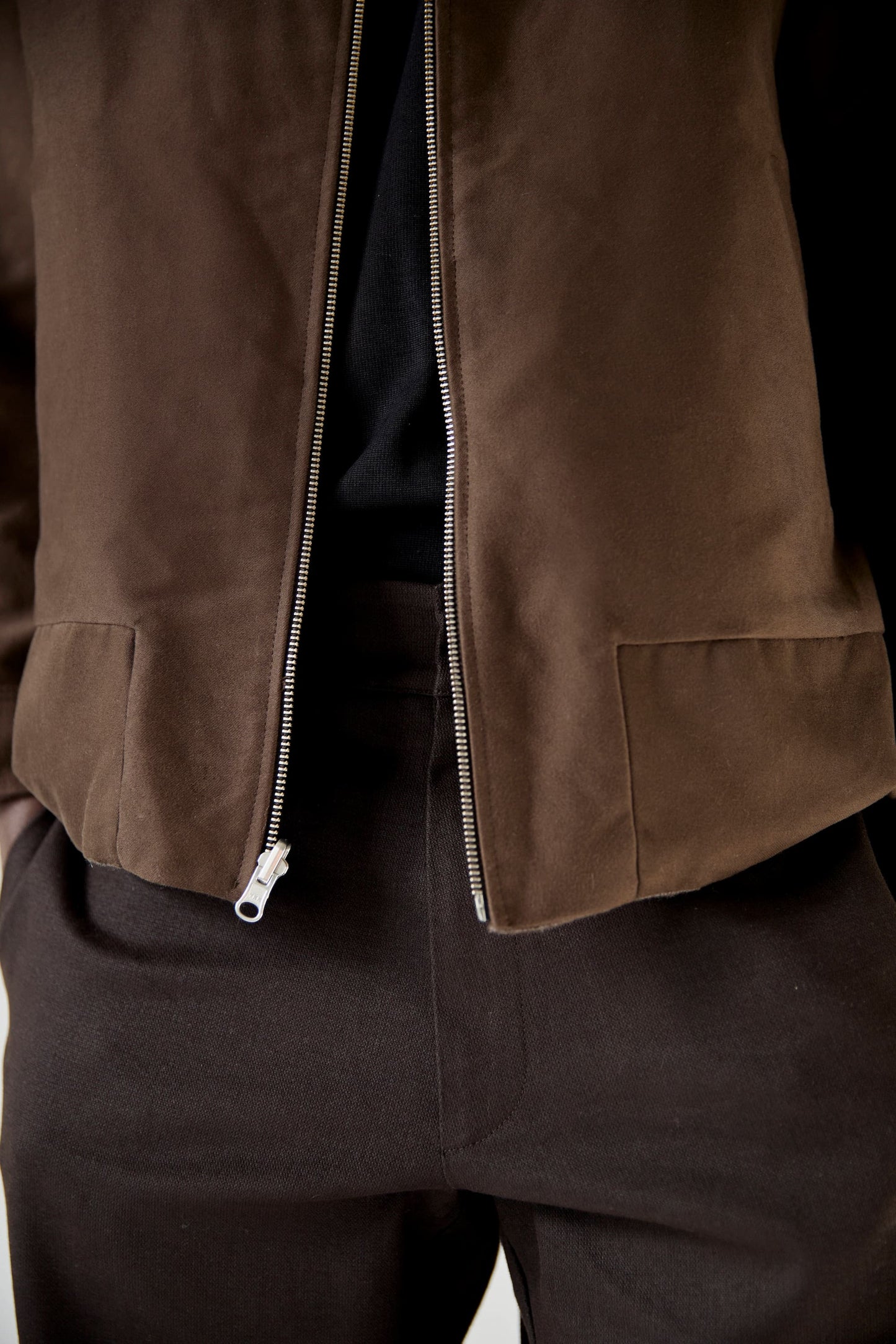 YEN REVERSIBLE BROWN COTTON BOMBER